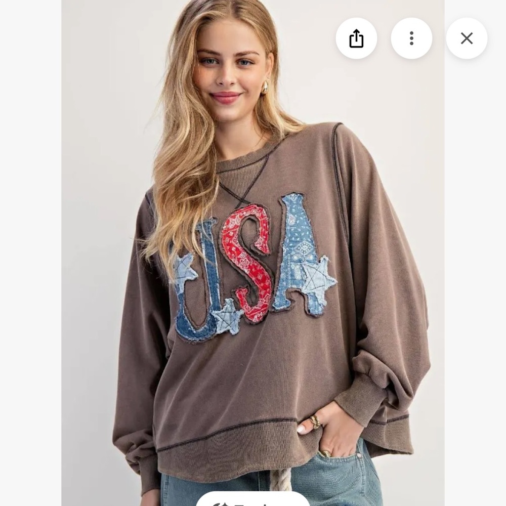 New without tags Easel sweatshirt size M 🩷